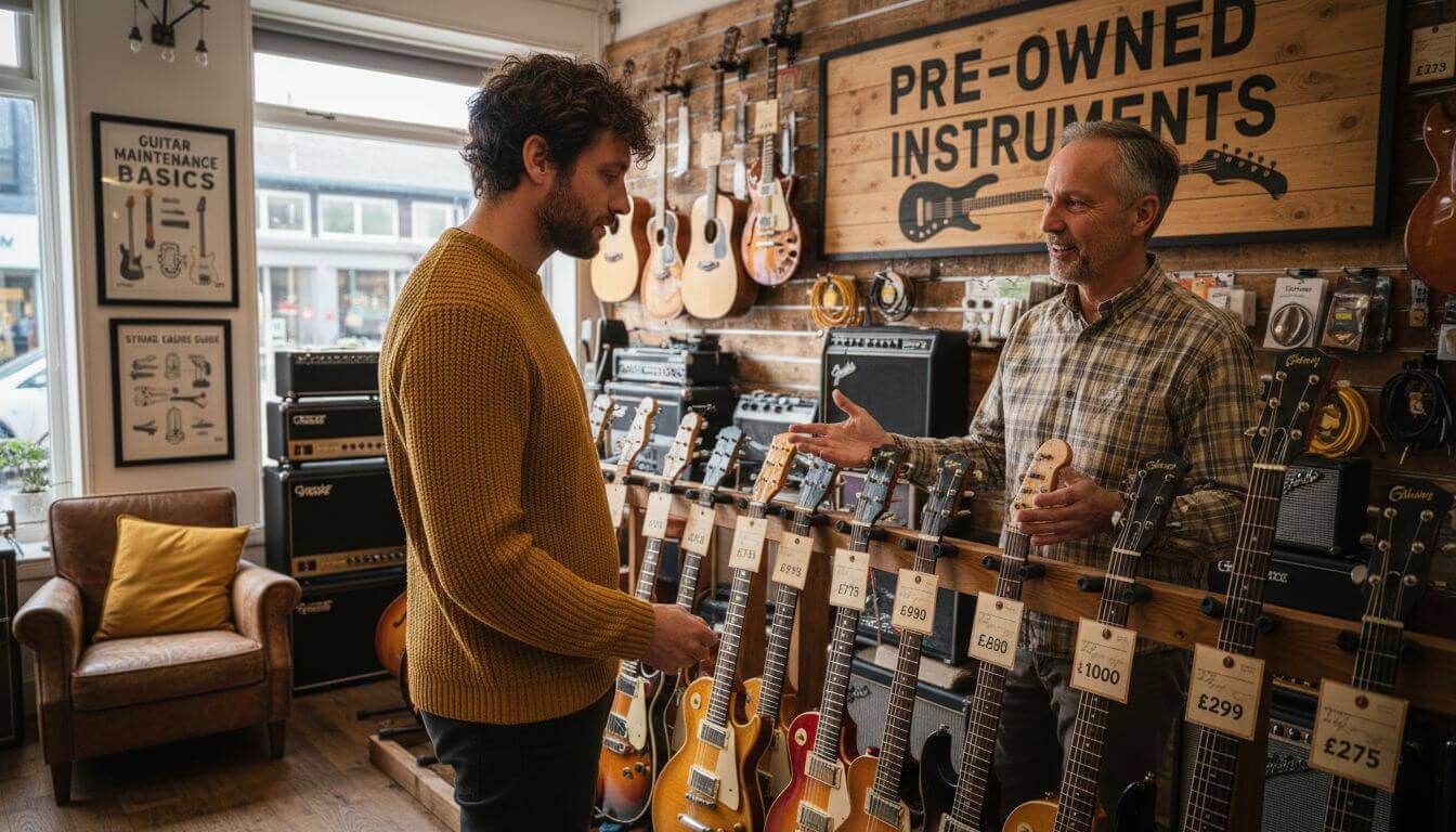 used guitar shop