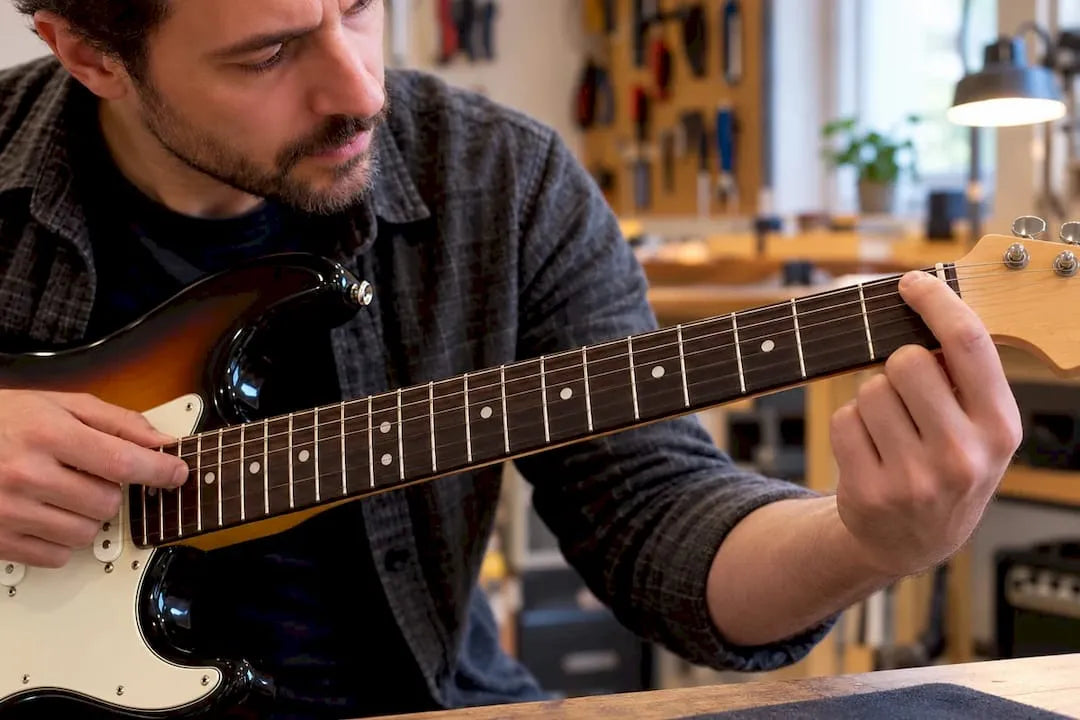 Lower String Action: UK Guitarists, Check Relief Before the Saddle