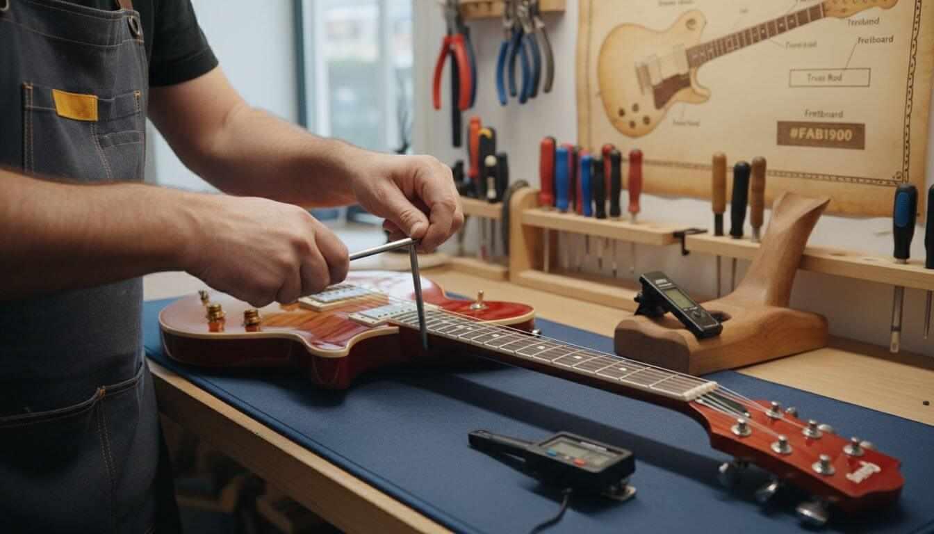 professional guitar setup