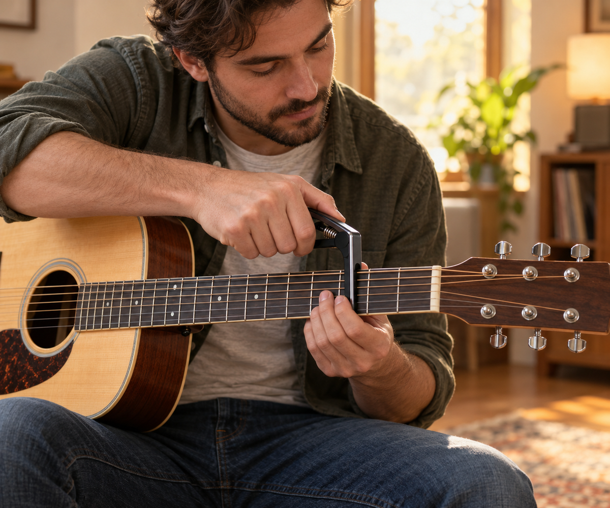 How to Put On a Capo: Step-by-Step for Clean Tone