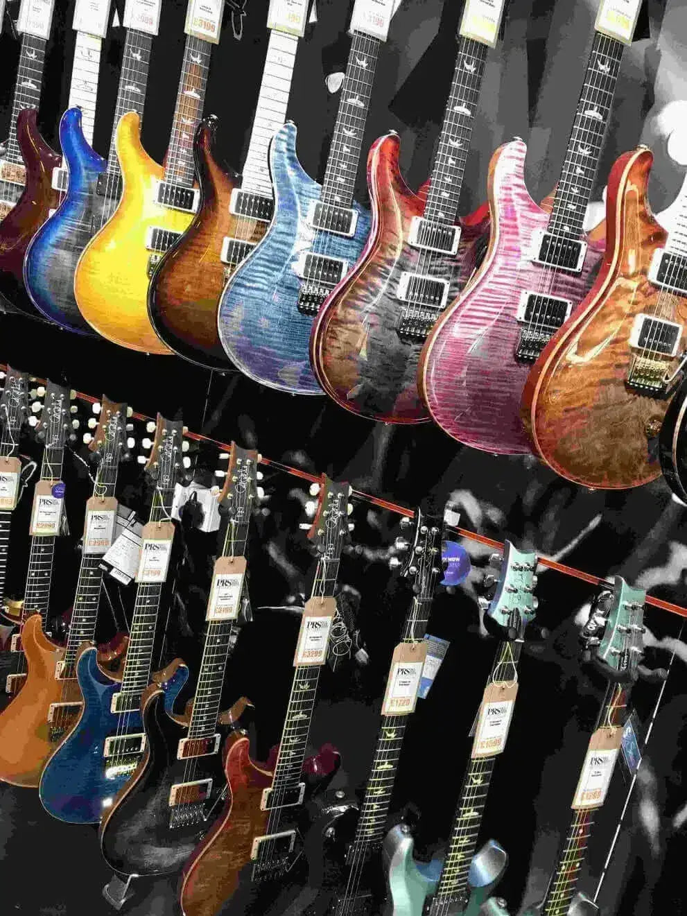 Image showing Collection of the Electric Guitars