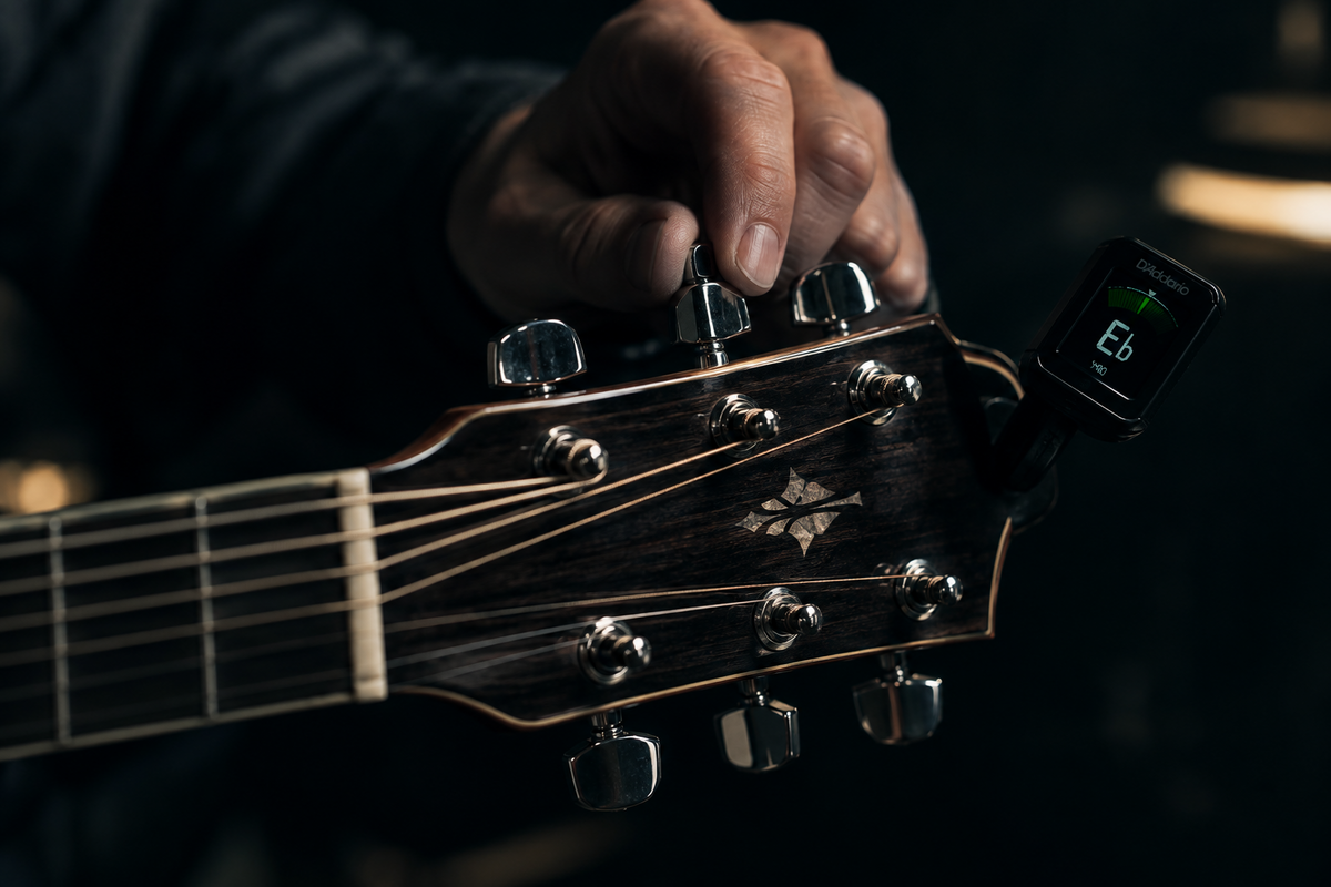 Detune to E flat: Tune Down a Half Step and When to Book a Setup
