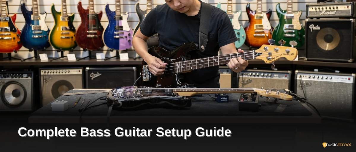 A professional bass guitar setup is what separates raw playing skill from getting the best