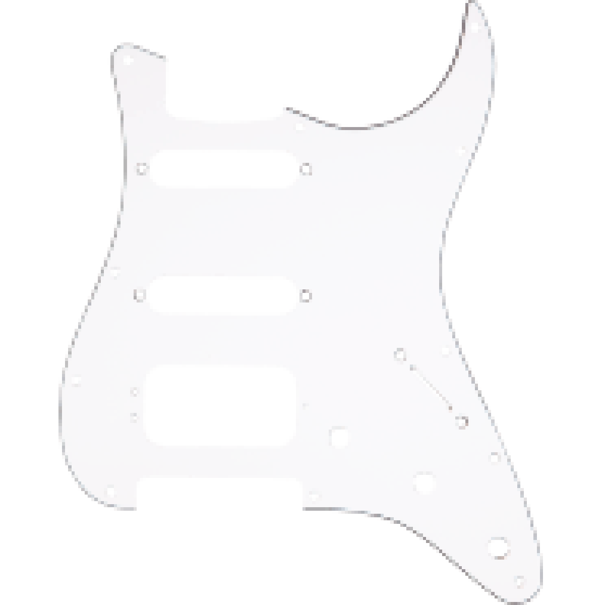 Fender 11-Hole Stratocaster® H/S/S Pickguards (3-Screw Humbucking Pickup Mount)