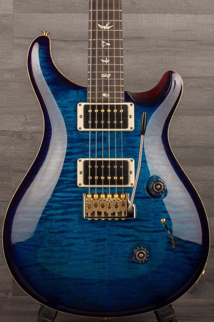 PRS Custom 24 Electric Guitar 10 Top - Whale Blueburst