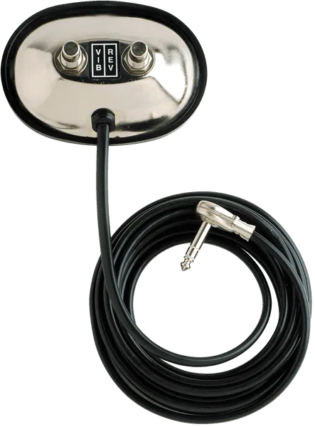 Fender 2 - BUTTON VINTAGE-STYLE FOOTSWITCH: VIBRATO-REVERB (1/4" JACK)