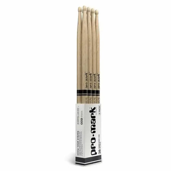 ProMark Classic Attack 2B Shira Kashi Oak Drumstick, Oval Tip, 4-Pack - MusicStreet