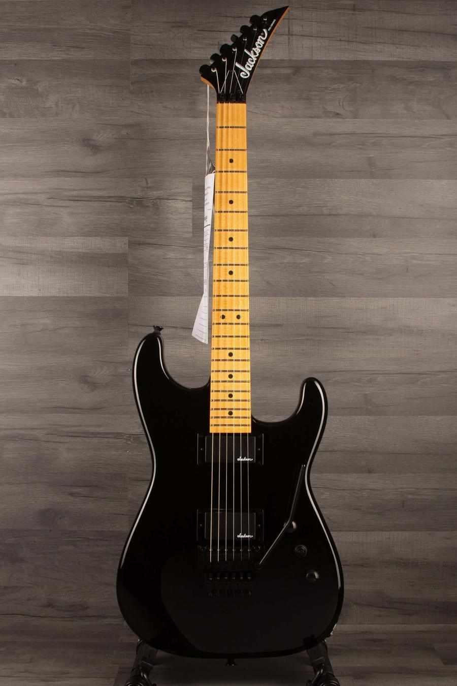 Jackson Pro Origins 1985 San Dimas SD1 HH FR, Maple Fingerboard, Gloss Black guitar on display
