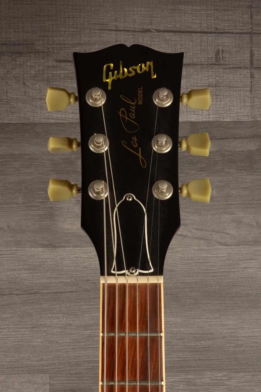 USED - Gibson 1991 Les Paul Promo '59 headstock with tuners and logo, showcasing excellent craftsmanship.
