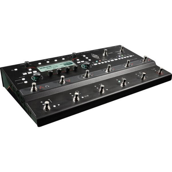 Kemper Stage MK 2 Profiler & Multi FX unit with footswitches and display for guitar effects and amp profiling.