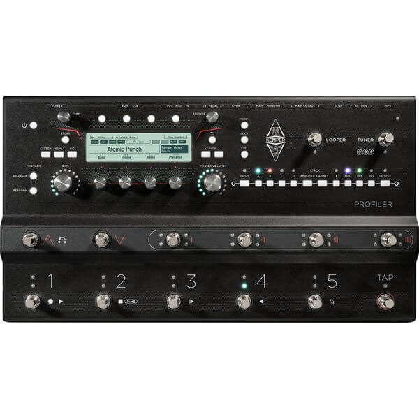 Kemper Stage MK 2 Profiler & Multi FX unit showcasing advanced features for live performance and recording.