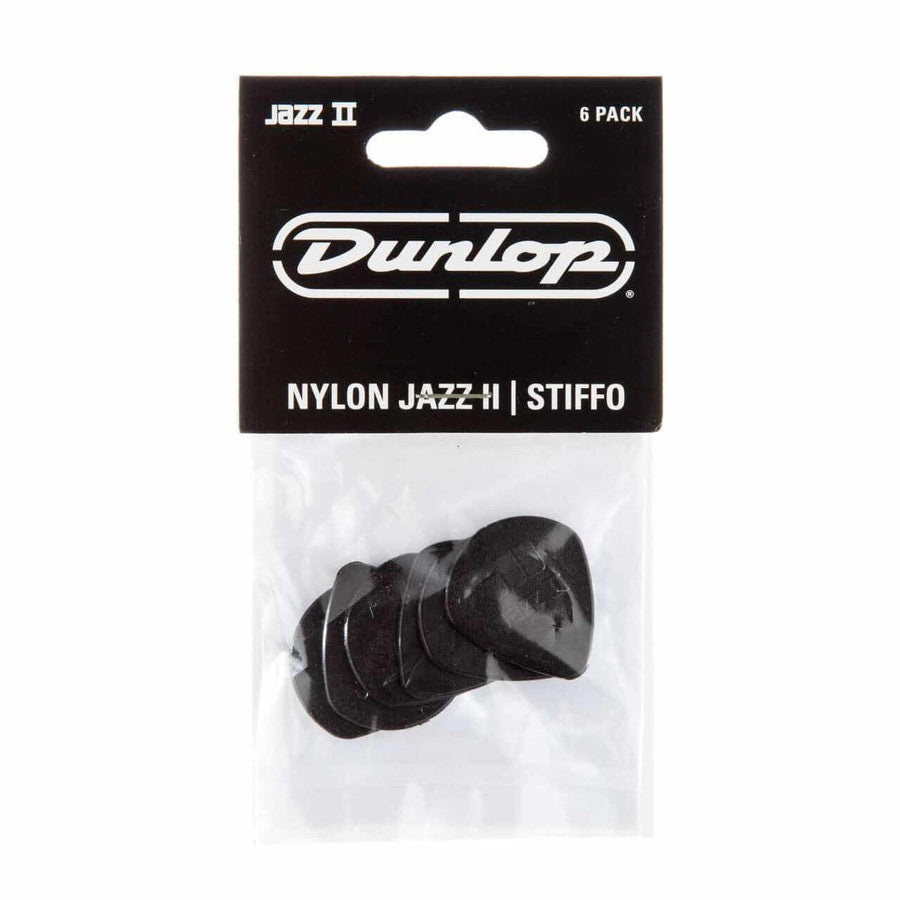 Dunlop Nylon Jazz II Stiffo - 6 Pack
