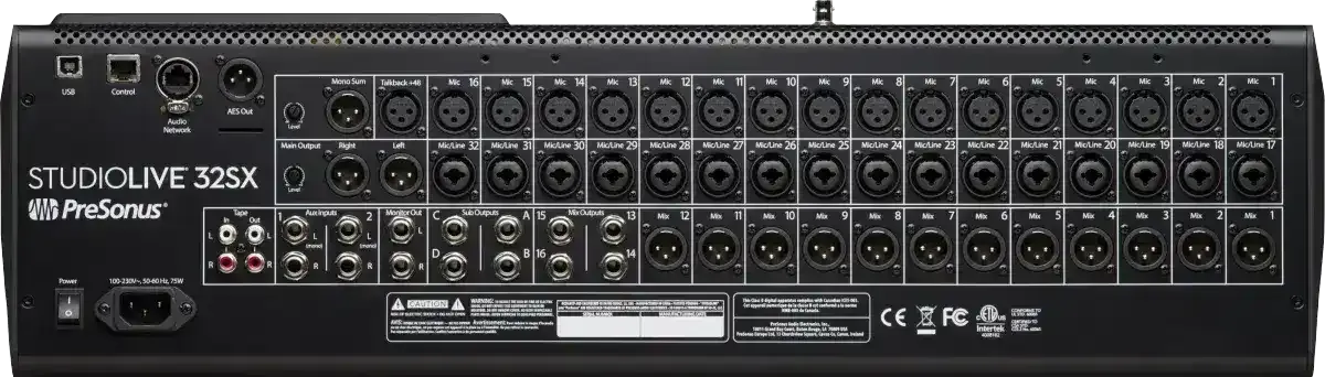 Presonus StudioLive 32SX DIGITAL CONSOLE MIXER