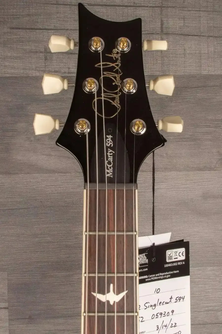 PRS S2 McCarty 594 Singlecut Electric Guitar - Burnt Amber Burst