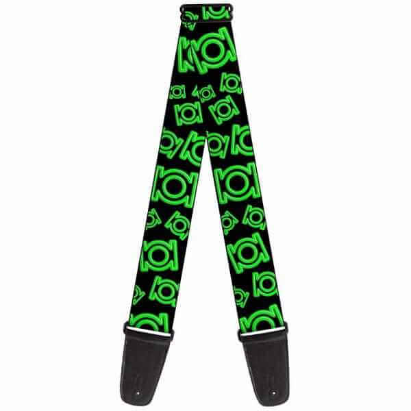 Buckle Down Green Lantern Logo Guitar Strap