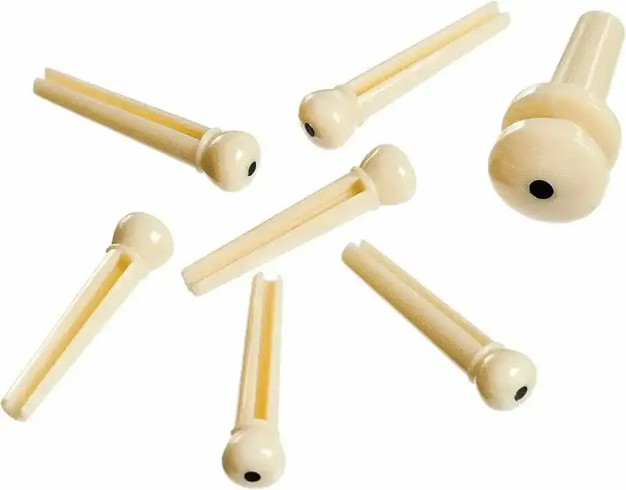 Plastic Bridge & End Pins - Ivory