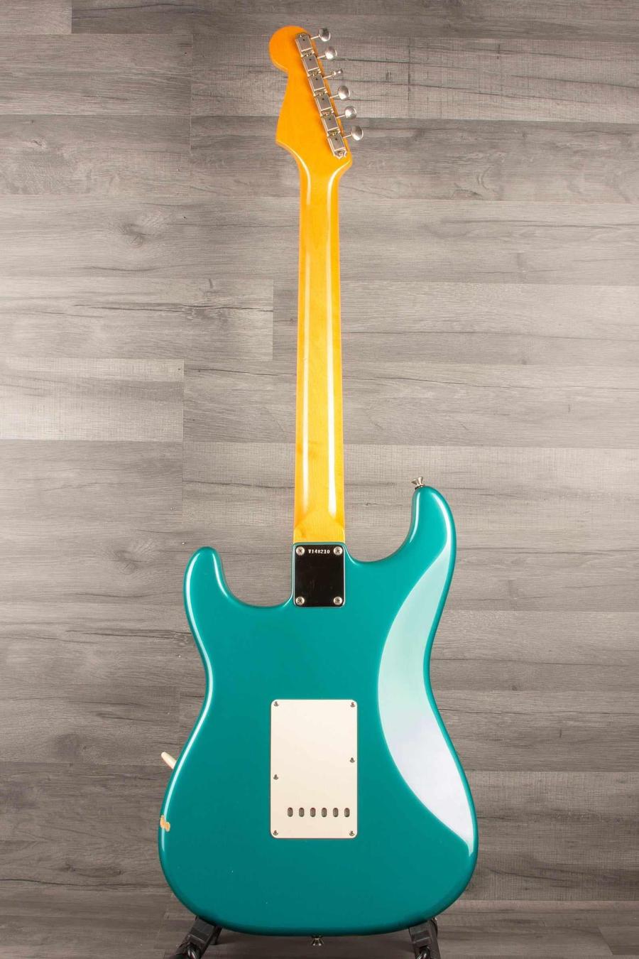 USED - 2004 Fender American Vintage '62 Reissue Strat - Ocean Turquoise with Seymour Antiquity II Surfer Pickups - MusicStreet