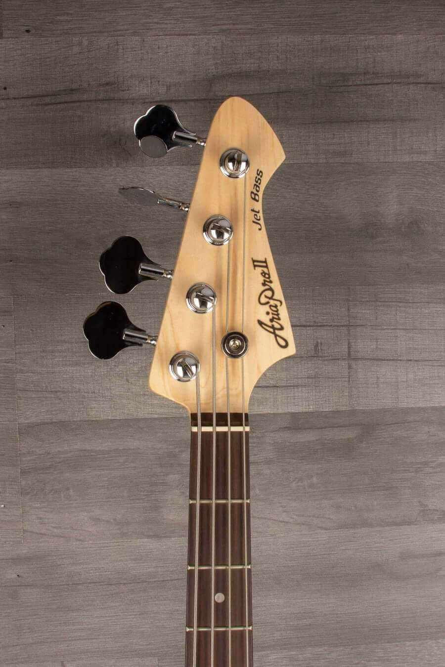 Aria Jet Bass Black - Bass Guitar