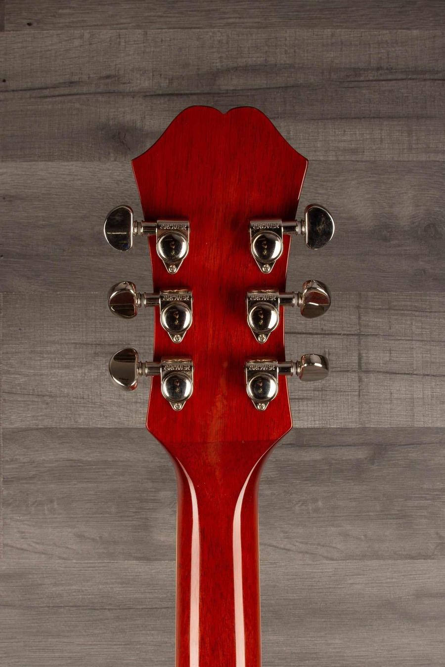 B stock. Epiphone Hummingbird Studio - Faded Cherry - Solid Top / Fishman Sonitone - Acoustic Guitar - MusicStreet