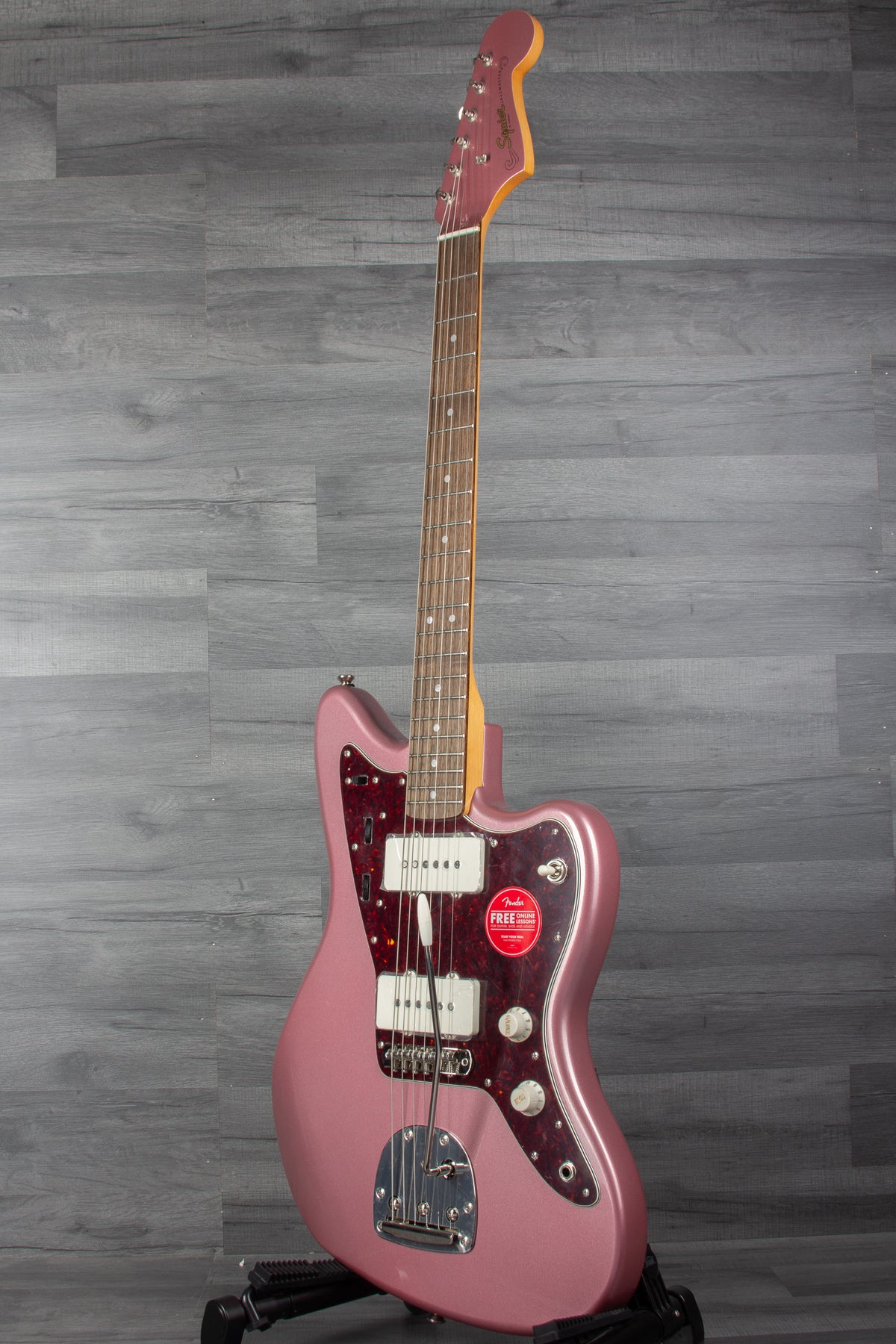 Squier FSR Classic Vibe™ 60s Jazzmaster®, Laurel Fingerboard, Tortoishell Pickguard, Matching Headstock, Burgundy Mist