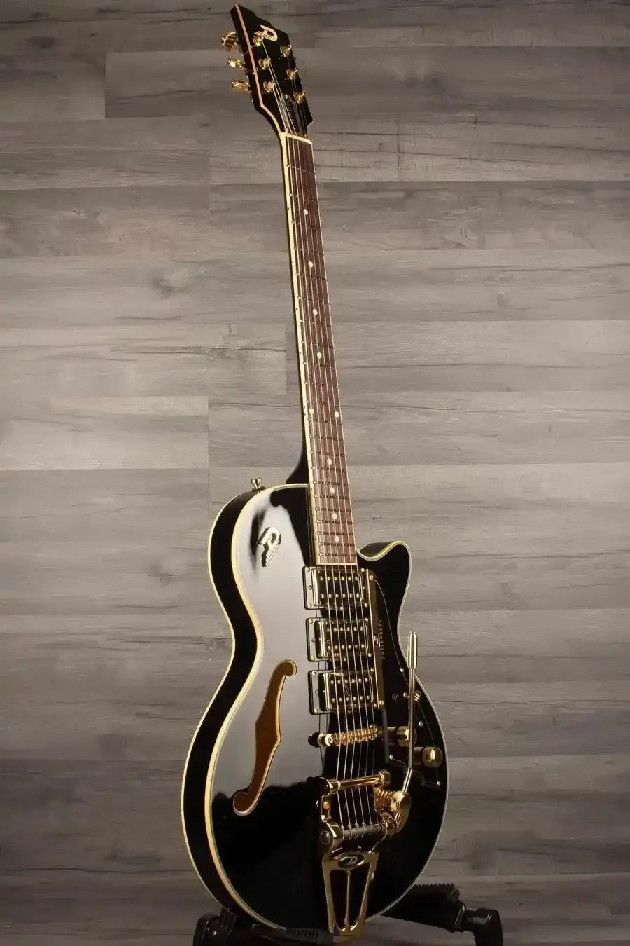 Duesenberg Starplayer TV Custom Electric Guitar - Black - MusicStreet