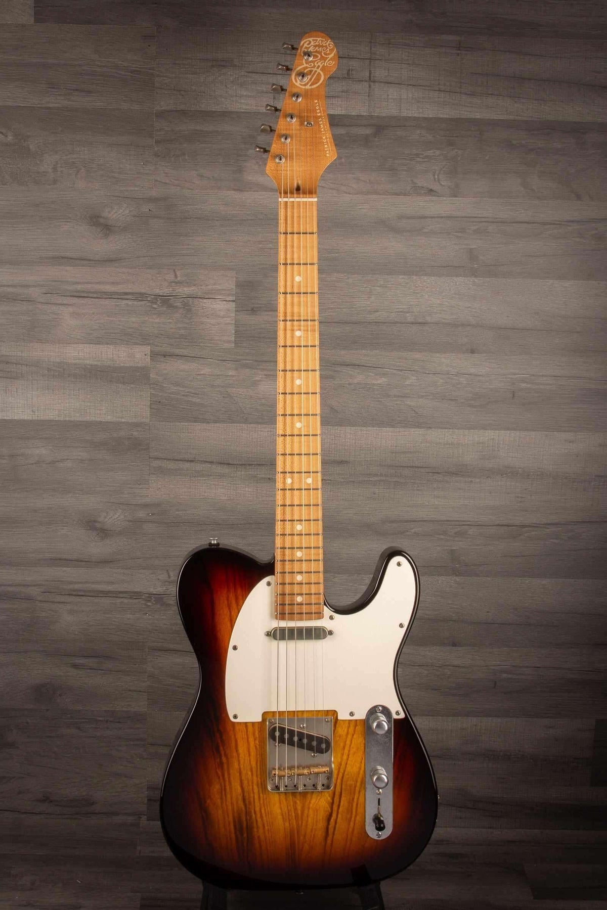 Patrick James Eggle Oz-T Electric Guitar - Vintage 2 tone burst - MusicStreet
