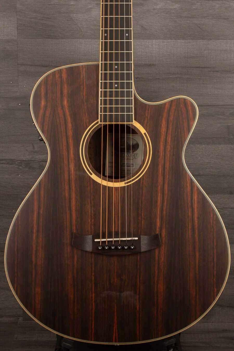 B Stock - Tanglewood DBT SFCE AEB - Exotic Ebony Electro Acoustic Guitar
