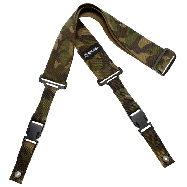 DiMarzio ClipLock Quick Release Guitar Strap - Camo