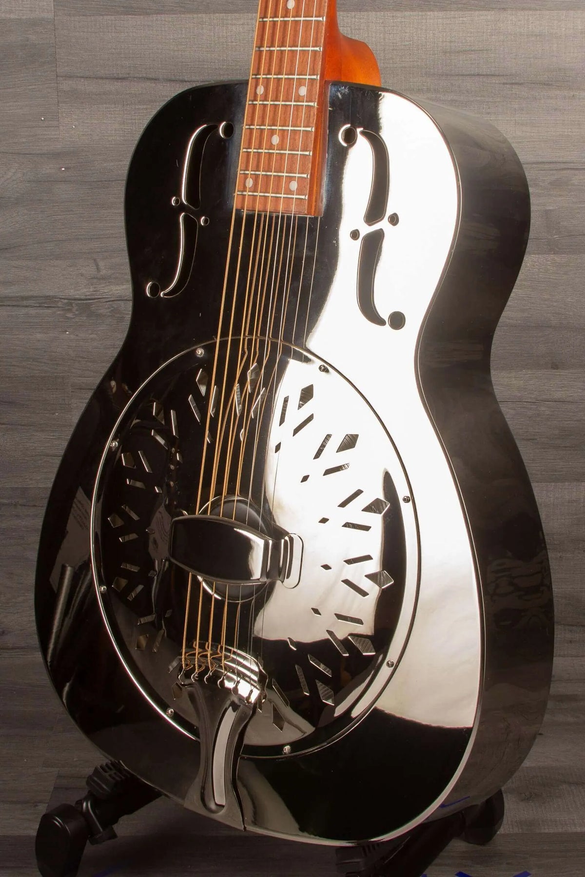 Epiphone Dobro Hound Dog M-14 Metal Body Resonator, Round Neck - MusicStreet