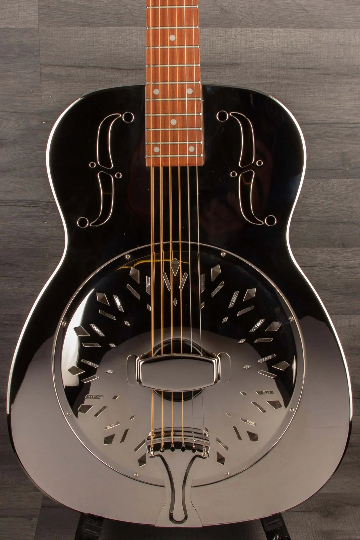 Epiphone Dobro Hound Dog M-14 Metal Body Resonator, Round Neck - MusicStreet