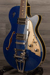 Duesenberg Starplayer Tv In Blue Sparkle With Hard Case | MusicStreet