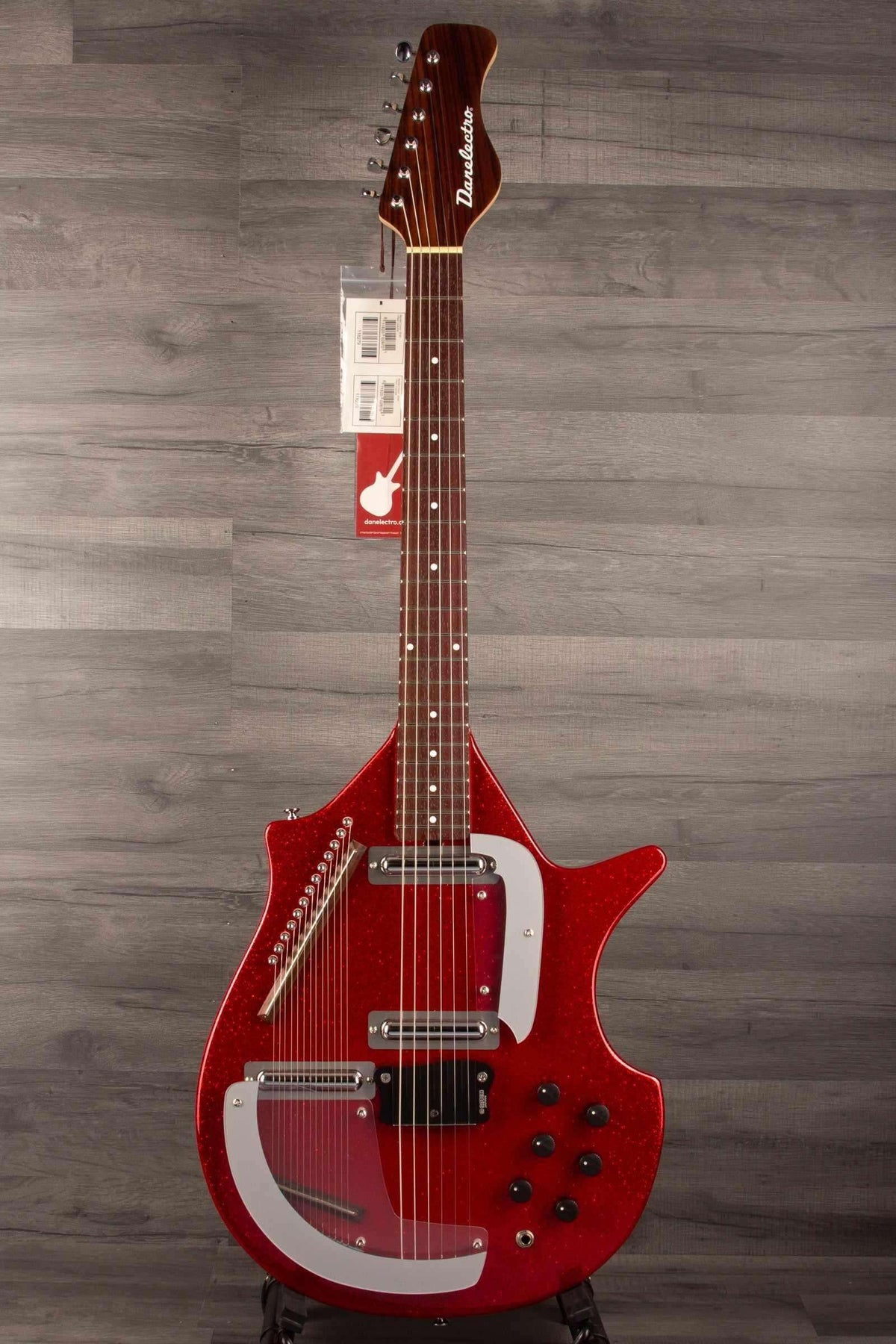 Danelectro Large Sitar Red metalflake - MusicStreet