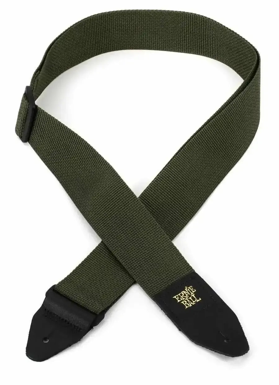 Ernie Ball Olive Nylon Guitar Strap