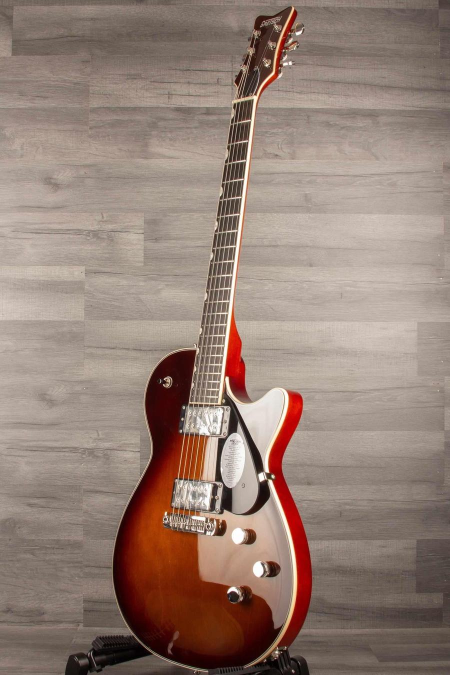 Gretsch Electromatic® Premier Jet™, Ebony Fingerboard, Robusto Burst - MusicStreet
