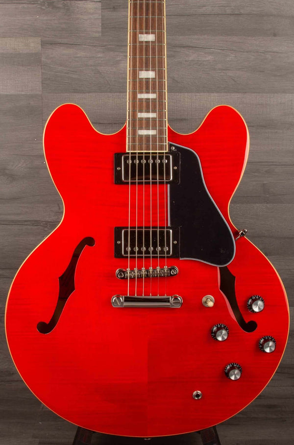 Epiphone Marty Schwartz ES335 Electric Guitar - Cherry (Includes Hard Case)