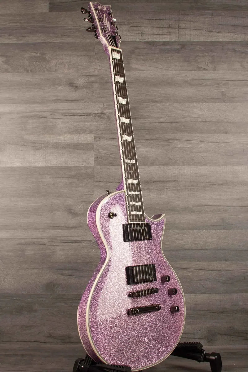USED - Esp Eclipse Ii DB (Made In Japan) Purple sparkle