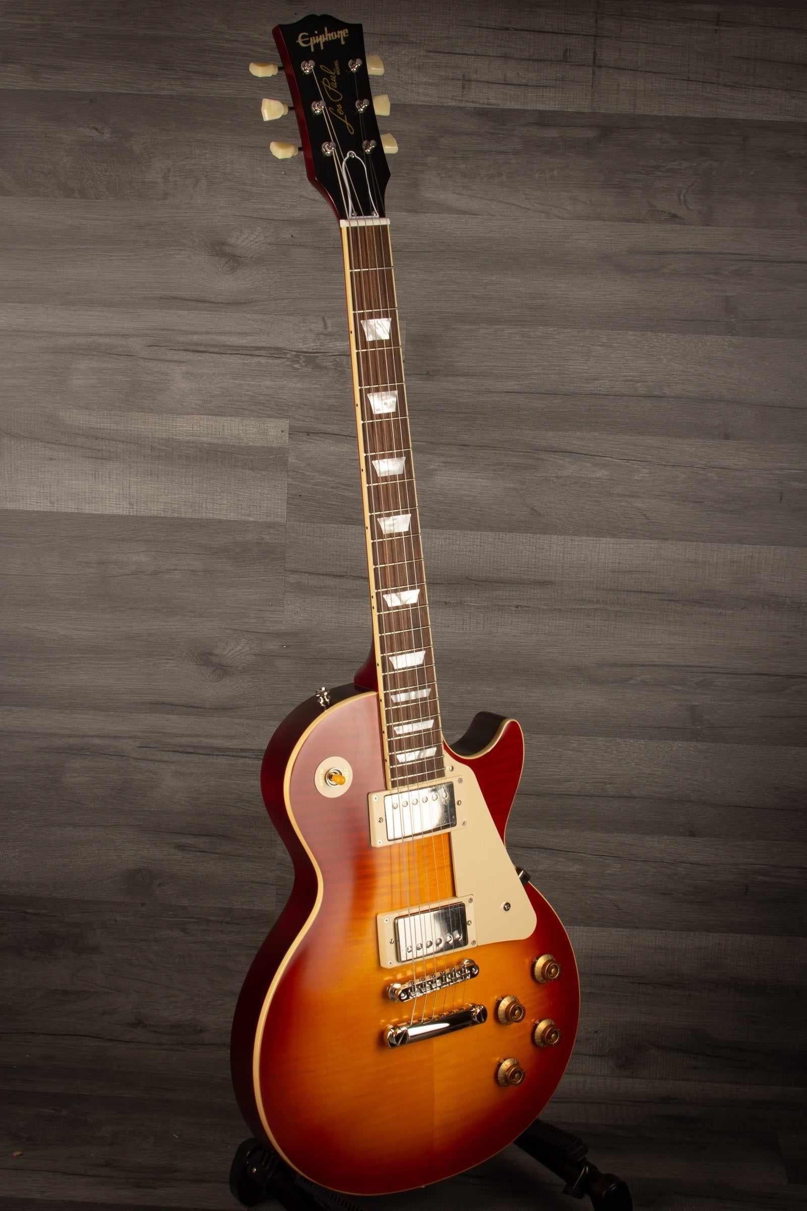 Epiphone 1959 Les Paul Standard Reissue, Deep Cherry Sunburst - inc hard case