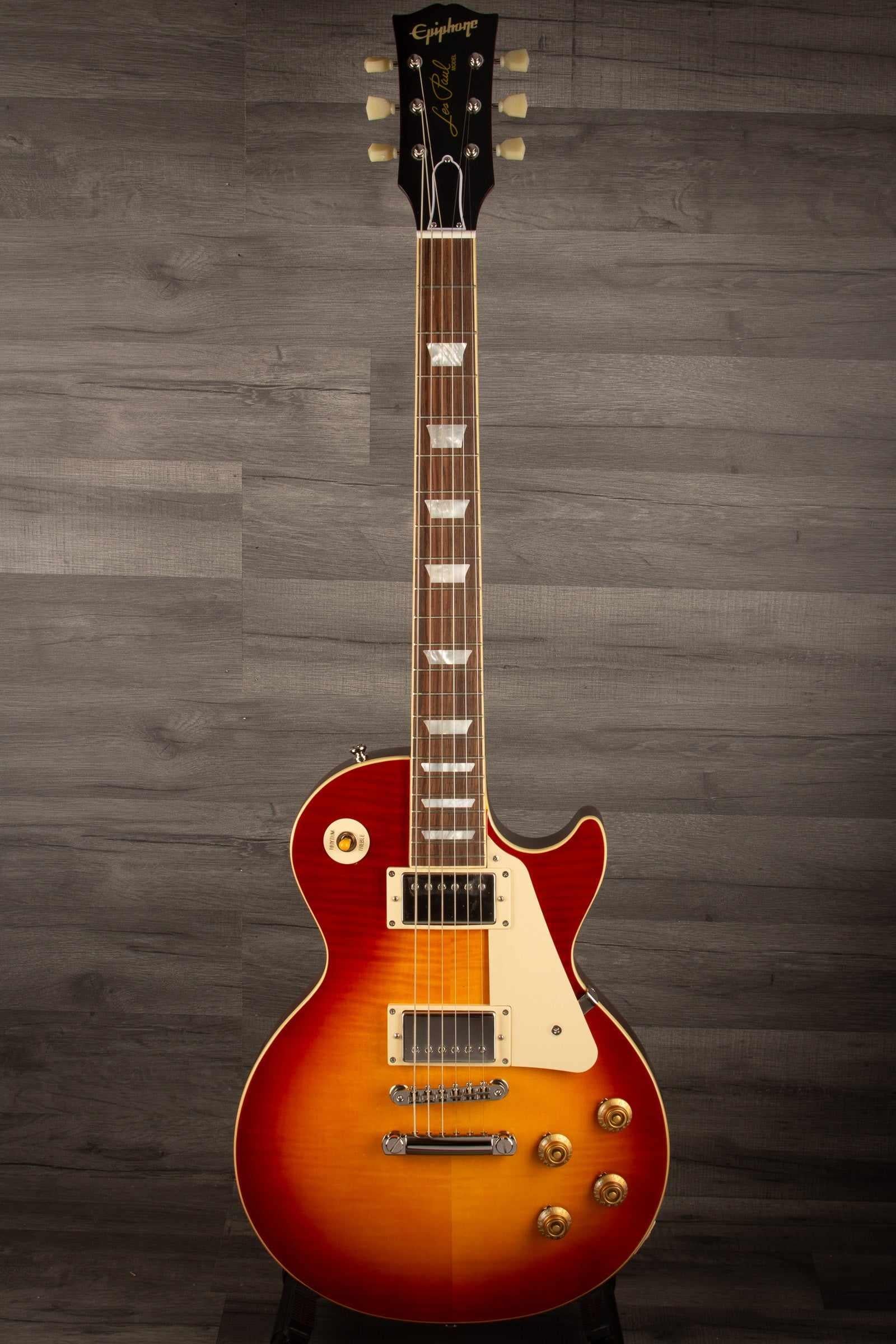 Epiphone 1959 Les Paul Standard Reissue, Deep Cherry Sunburst - inc hard case