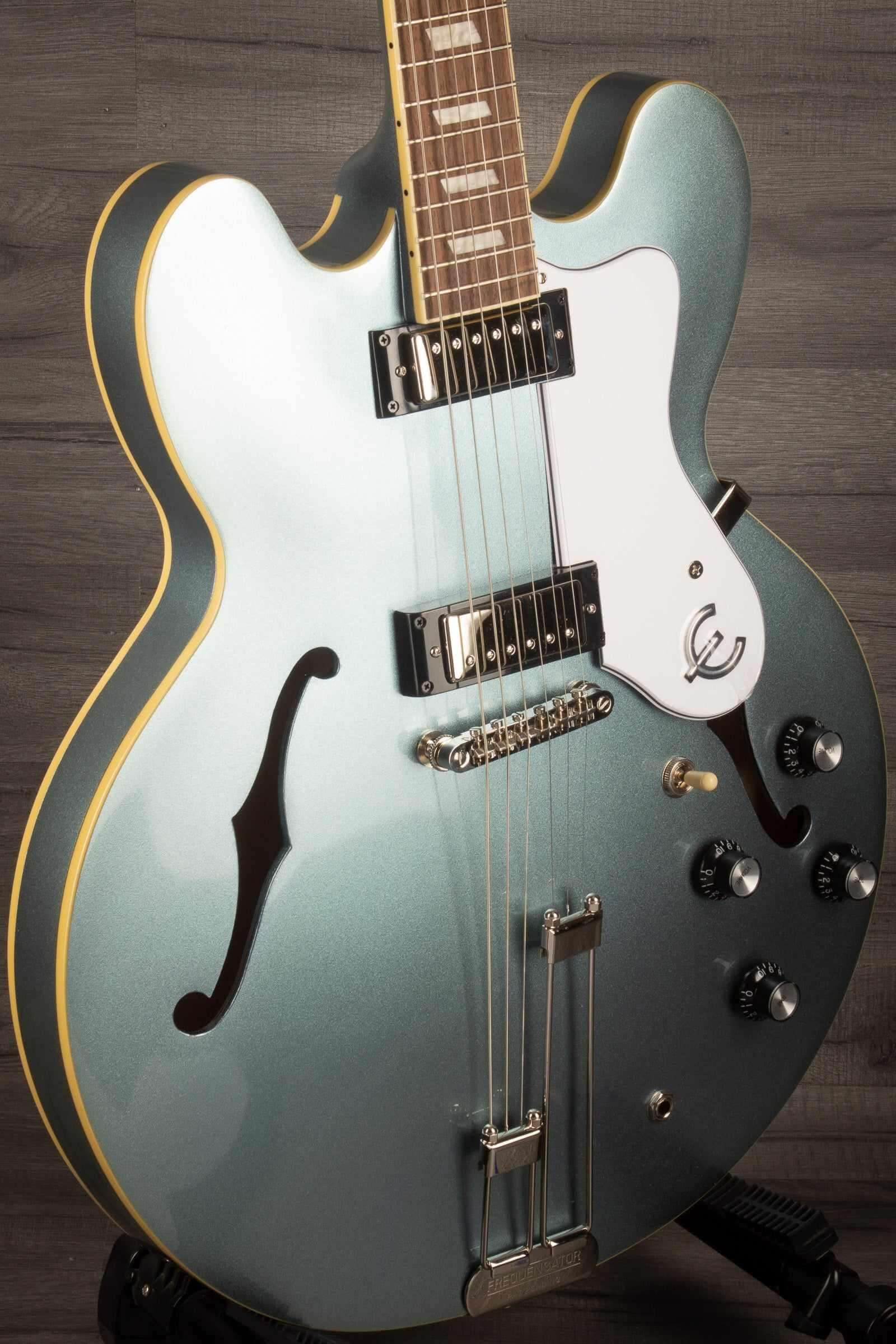 Epiphone Riviera Frequensator Electric Guitar - Pelham Blue
