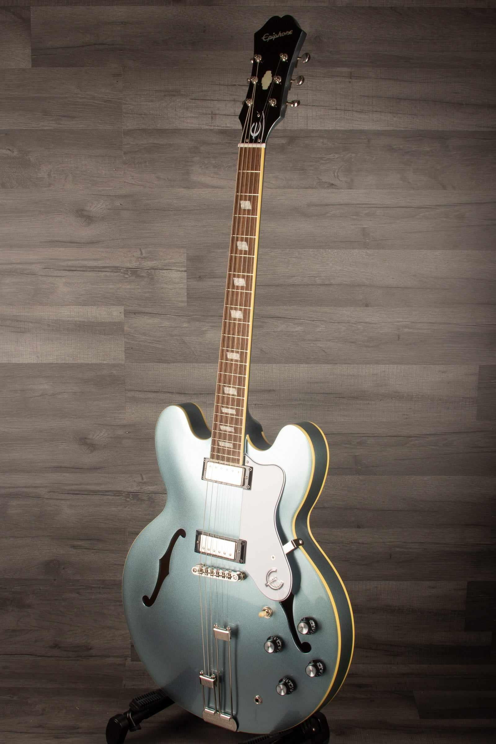 Epiphone Riviera Frequensator Electric Guitar - Pelham Blue