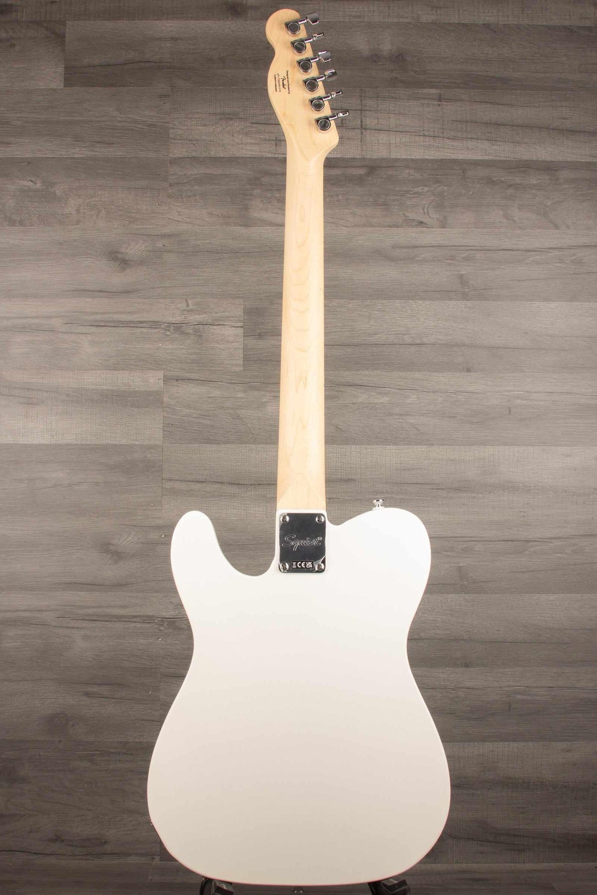Squier Sonic® Esquire® H, Maple Fingerboard, Black Pickguard, Arctic White - MusicStreet