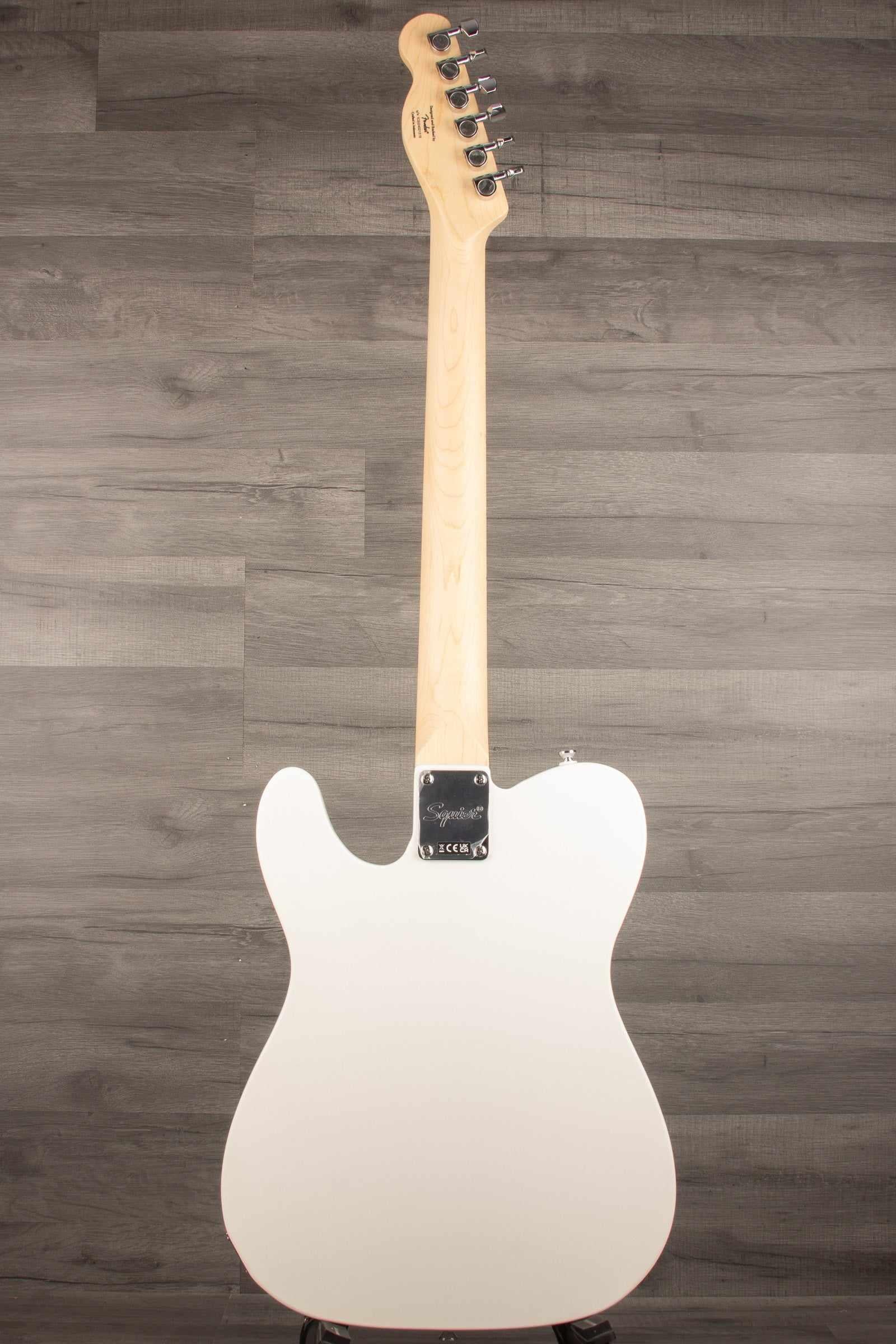 Squier Sonic® Esquire® H, Maple Fingerboard, Black Pickguard, Arctic White