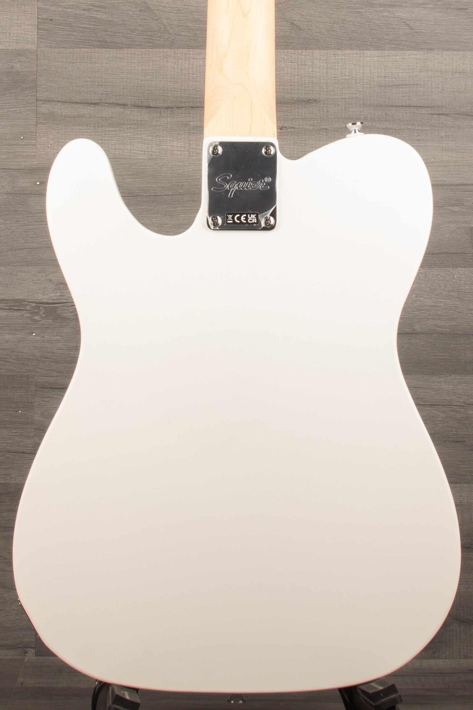 Squier Sonic® Esquire® H, Maple Fingerboard, Black Pickguard, Arctic White