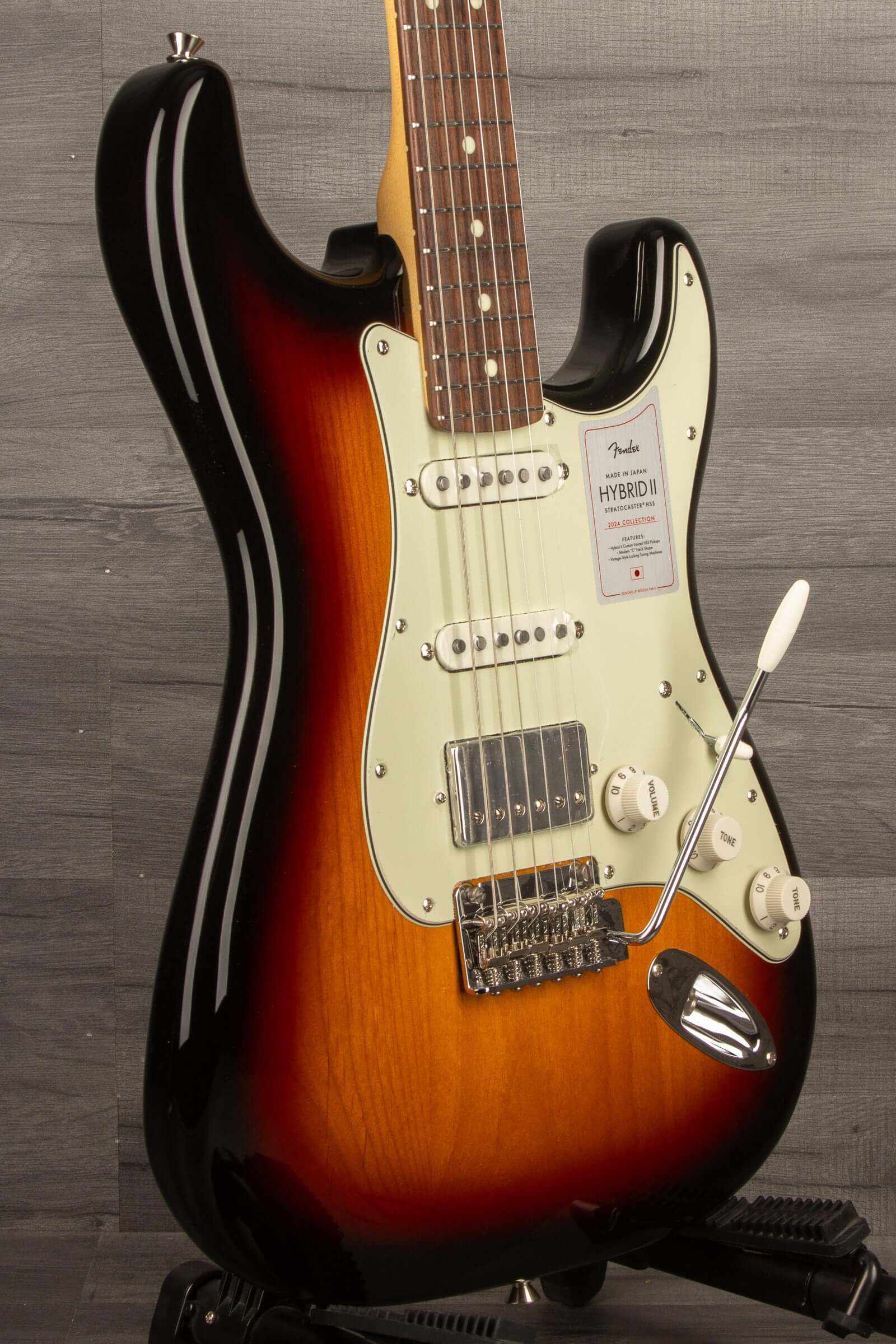 Fender Japanese Ltd 2024 HYBRID II STRAT HSS Electric Guitar RW - Sunburst