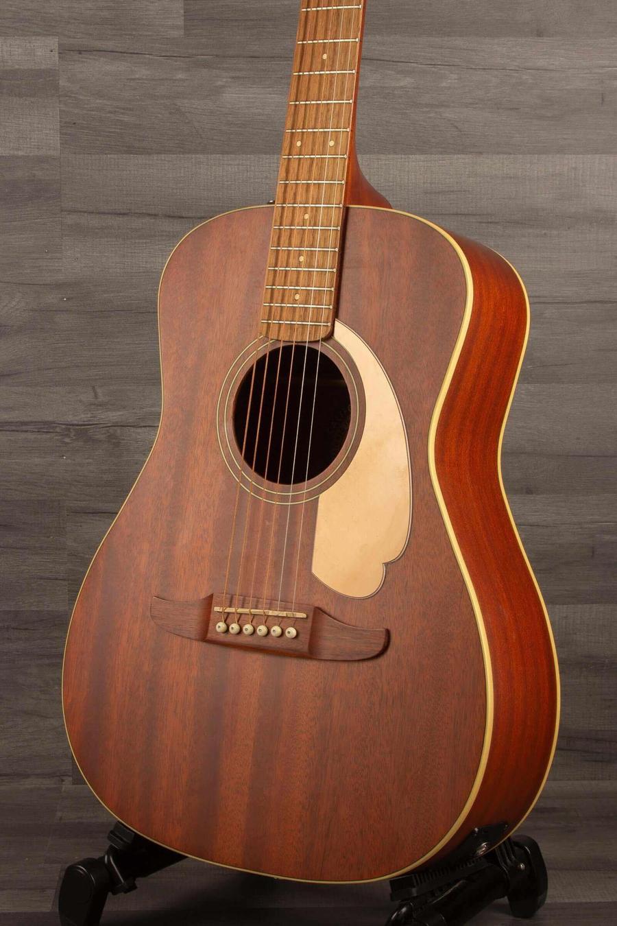 Fender Malibu Player special All mahogany acoustic guitar with warm resonance and compact design.