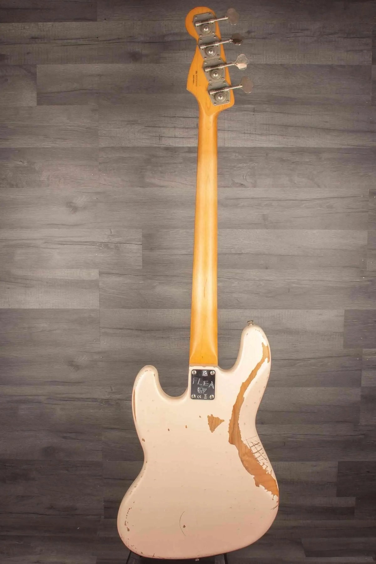 Fender Flea Signature Jazz Bass Guitar (Roadworn Shell Pink)