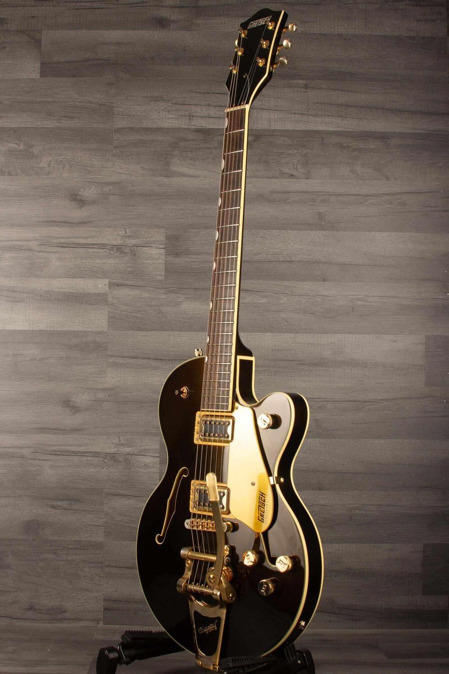 Used Gretsch G5655TG Electromatic Center Block Jr. guitar in good condition with light wear, showcasing classic Gretsch design.