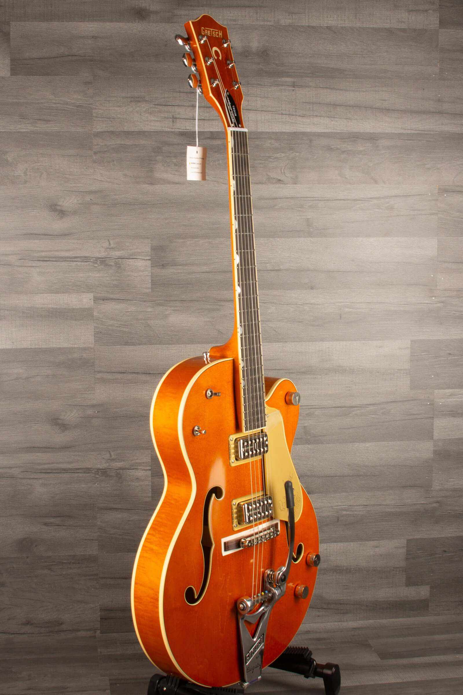Gretsch G6120T-BSNV SMK Brian Setzer Nashville Hollow Body '59 Smoke | MusicStreet