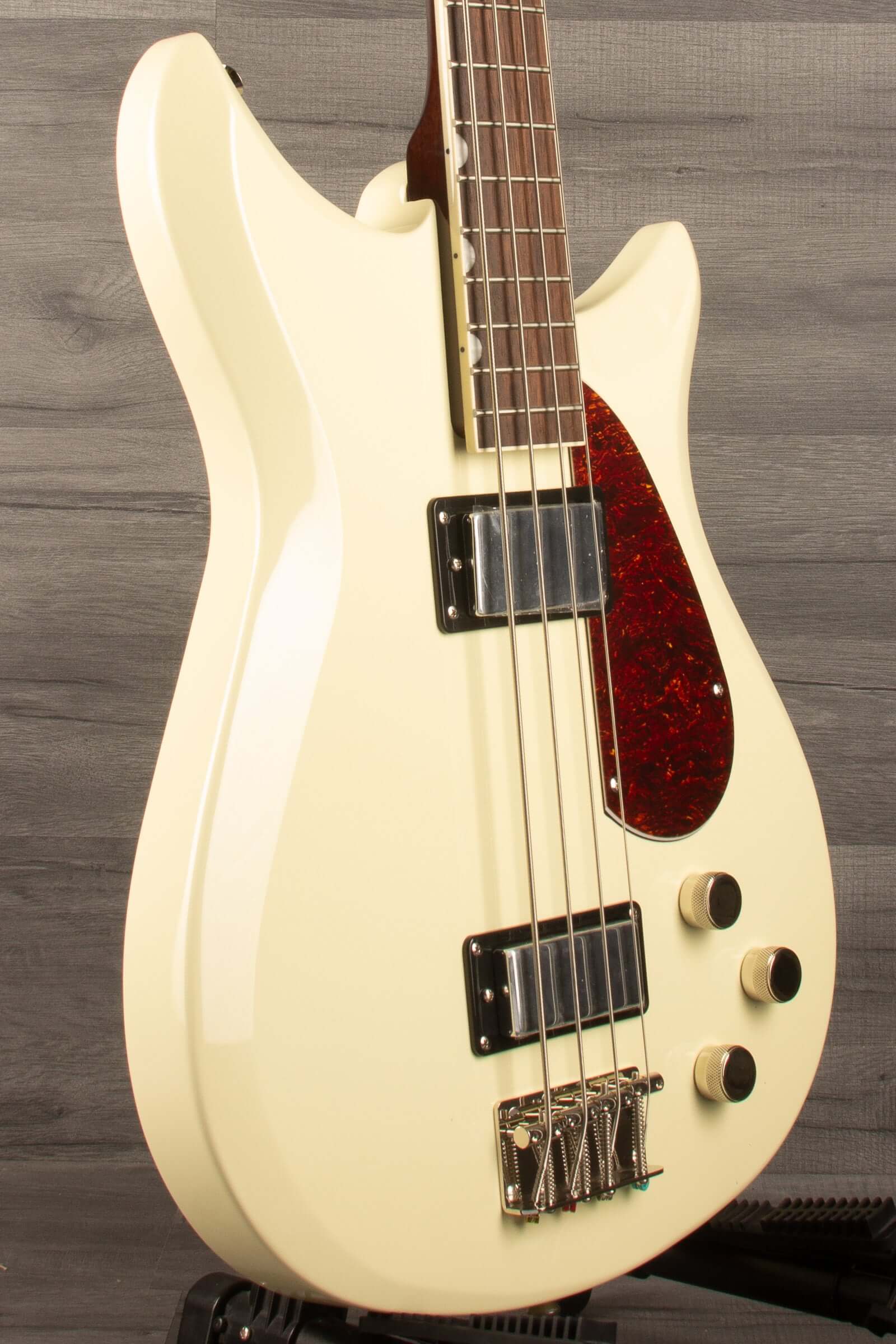 Gretsch Electromatic® CVT Bass Double-Cut, Laurel Fingerboard, Vintage White
