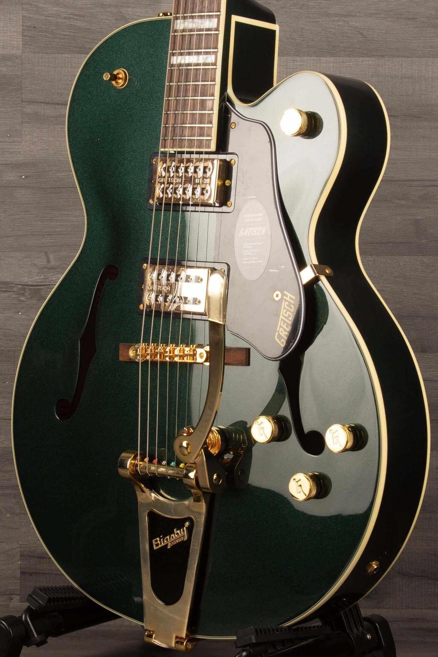 Gretsch G2420TG Streamliner™ Hollow Body with Bigsby® LTD, Laurel Fingerboard, Broad'Tron™ BT-3S Pickups, Cadillac Green - MusicStreet